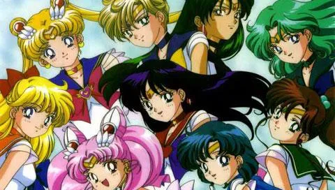 Collage of the Inner and Outer Senshi